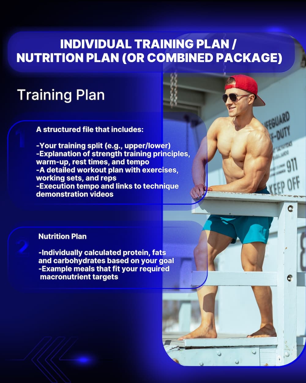 INDIVIDUAL TRAINING PLAN /NUTRITION PLAN (OR COMBINED PACKAGE)